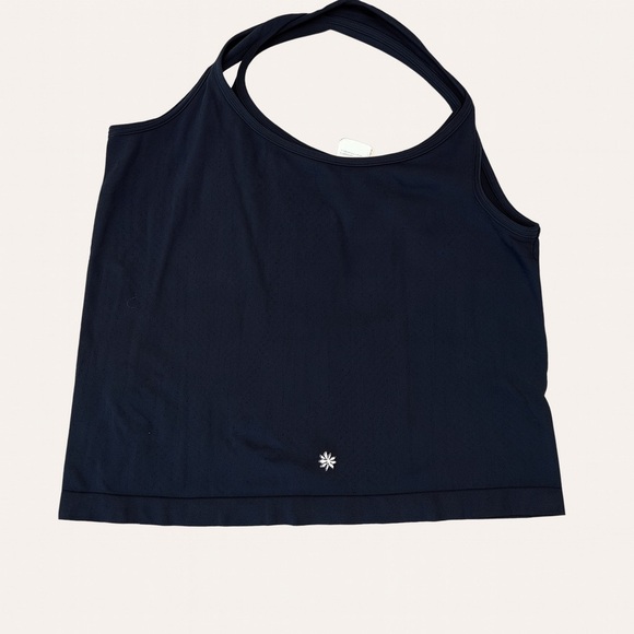 Athleta In Motion Seamless Criss Cross Tank Top Black Sz Small NWT Activewear - Picture 4 of 7